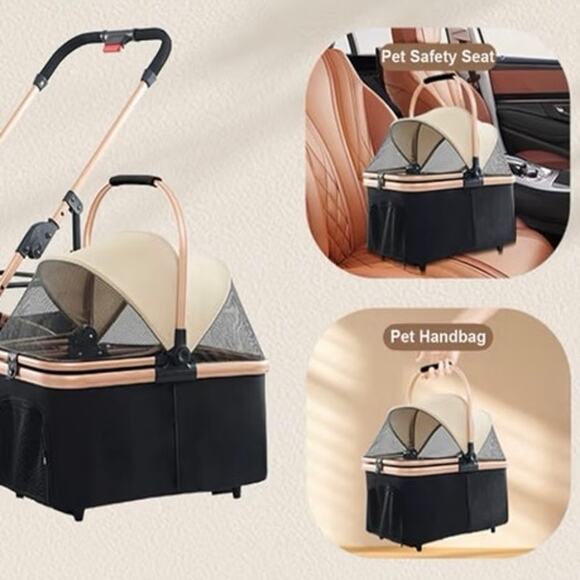 Carriage Basket sturdy 800D Oxford fabric pet carrier - Picture 14 of 14